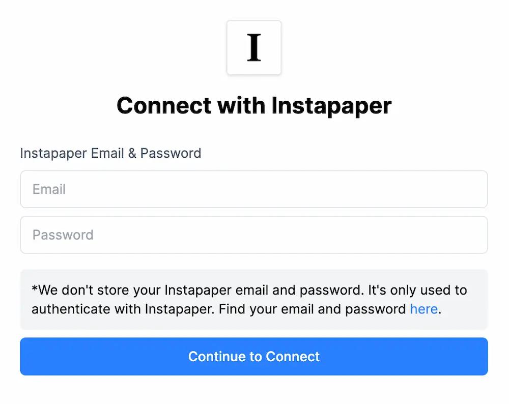 Connect Your Instapaper Account with Glasp