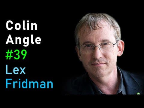 Colin Angle: iRobot CEO | Lex Fridman Podcast #39 thumbnail