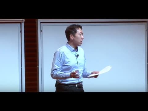 Andrew Ng: Artificial Intelligence is the New Electricity thumbnail