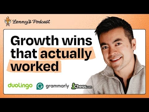 Finding hidden growth opportunities in your product | Albert Cheng (Duolingo, Grammarly, Chess.com) thumbnail
