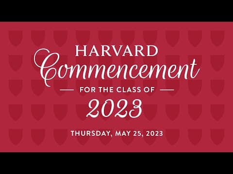 Harvard Commencement 2023 thumbnail