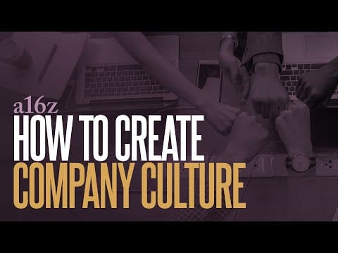 How to Create Company Culture with Justin Kan | a16z Entrepreneurship Advice thumbnail