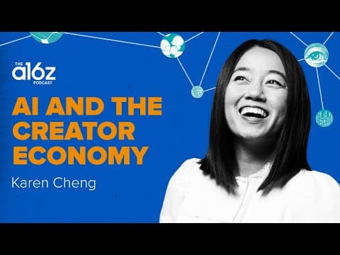 AI and the Creator Economy with Karen X Cheng thumbnail