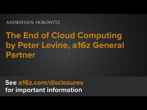 The End of Cloud Computing thumbnail