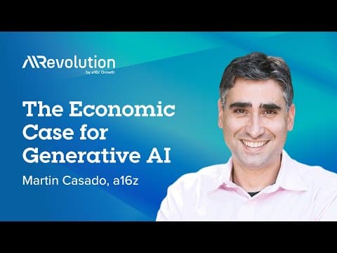 The Economic Case for Generative AI with a16z's Martin Casado thumbnail