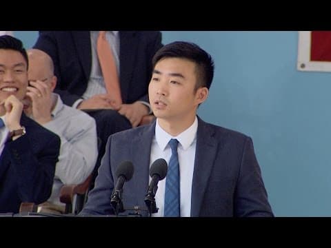 Male Orator Min-Woo Park | Harvard Commencement 2016 thumbnail