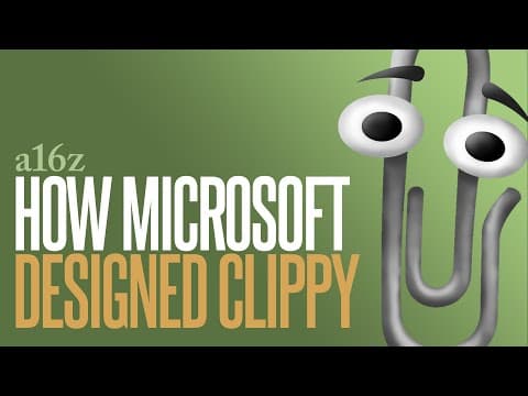 How Microsoft Designed Clippy for Users in Different Countries | a16z Explains thumbnail