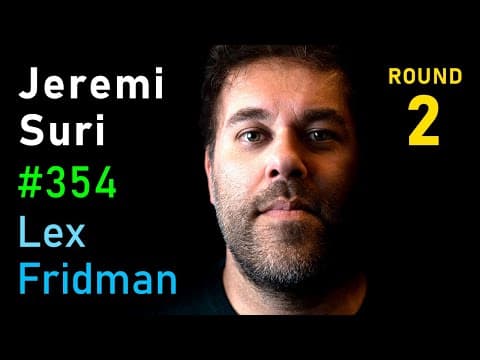 Jeremi Suri: Civil War, Slavery, Freedom, and Democracy | Lex Fridman Podcast #354 thumbnail