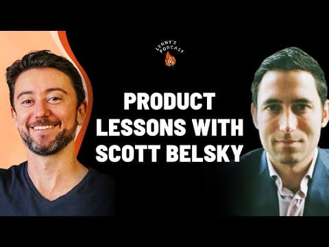 Lessons on product sense, AI, the first mile experience, and the messy middle | Scott Belsky (Adobe) thumbnail