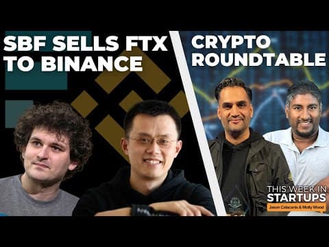 EMERGENCY POD: FTX sells to Binance with Vinny Lingham and Sunny Madra | E1607 thumbnail