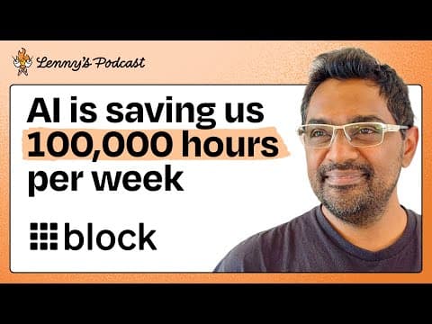 How Block is becoming the most AI-native enterprise in the world | Dhanji R. Prasanna thumbnail
