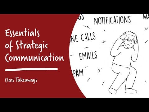 Class Takeaways — Essentials of Strategic Communication thumbnail