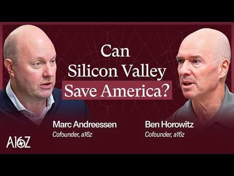 Ben Horowitz & Marc Andreessen: Why Silicon Valley Turned Against Defense (And How We're Fixing It) thumbnail