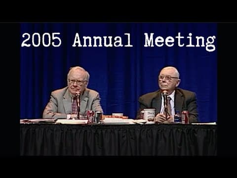 2005 Berkshire Hathaway Annual Meeting (Full Version) thumbnail