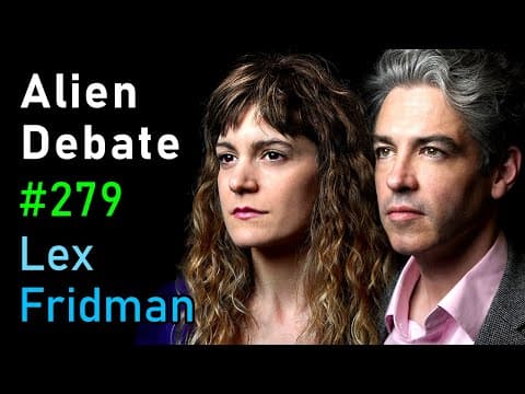 Alien Debate: Sara Walker and Lee Cronin | Lex Fridman Podcast #279 thumbnail