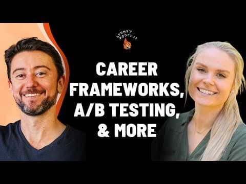 Career frameworks, A/B testing, onboarding tips, selling to engineers |  Laura Schaffer (Amplitude) thumbnail