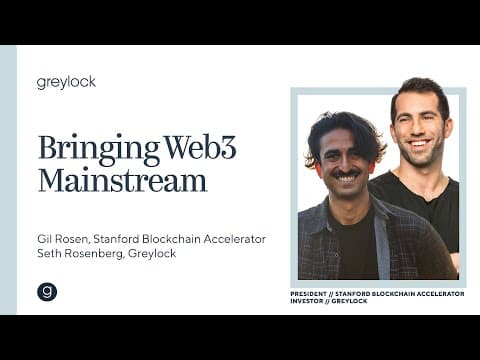 Seth Rosenberg and Stanford's Gil Rosen | Bringing Web3 Mainstream thumbnail