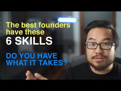 6 Skills for Successful Startup Founders: Maximize your chances thumbnail
