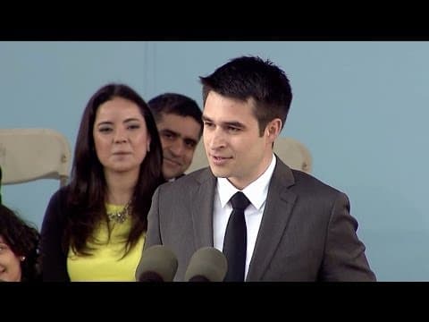 Ivy Male Orator Zack Guzman | Harvard Commencement 2014 thumbnail