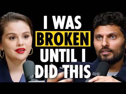 SELENA GOMEZ ON: How To Accept Your FLAWS & IMPERFECTIONS To Love Yourself  | Jay Shetty thumbnail