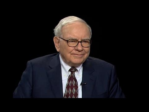 Warren Buffett | Charlie Rose | November 13, 2009 thumbnail