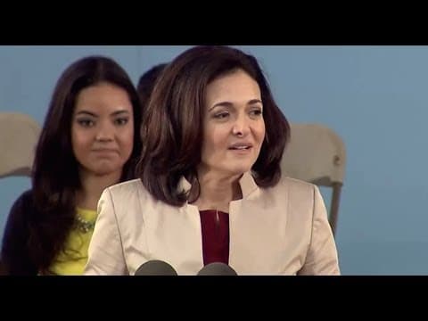 Facebook COO Sheryl Sandberg Commencement Speech | Harvard Commencement 2014 thumbnail
