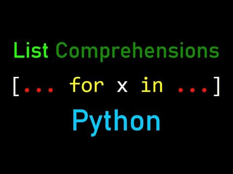 Best feature of Python | List Comprehensions thumbnail
