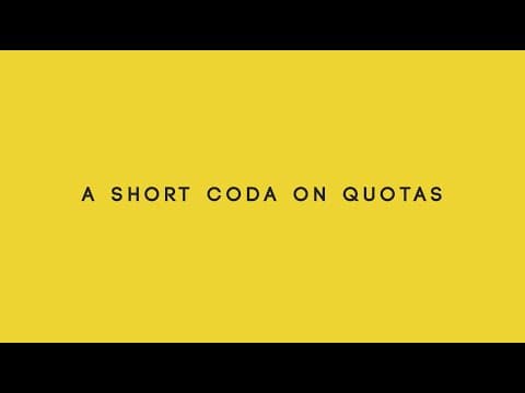 A Short Coda on (Sales) Quotas thumbnail