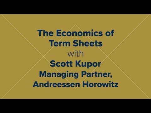 The Economics of Term Sheets thumbnail