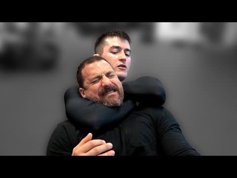 Andrew Huberman's first jiu jitsu class with Lex Fridman thumbnail