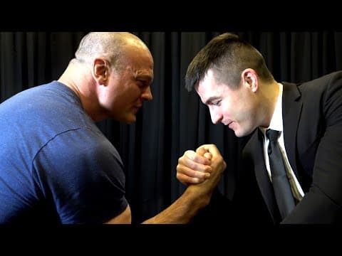 Devon Larratt vs Lex Fridman: How to arm wrestle thumbnail