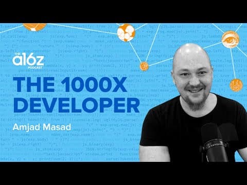 The 1000x Developer with Amjad Masad thumbnail