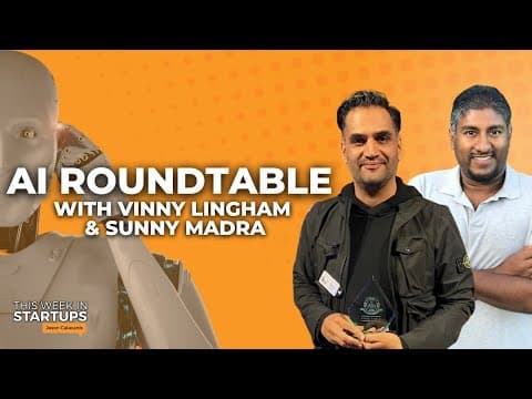 GPT-4 web browsing, plugin demos, AI layoffs + more with Sunny Madra & Vinny Lingham | E1737 thumbnail
