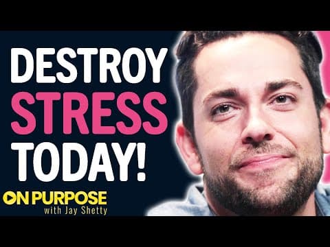 "DO THIS To Destroy STRESS & ANXIETY Today!" | Zachary Levi & Jay Shetty thumbnail