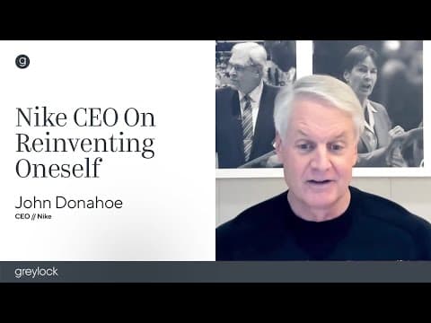 Nike CEO shares the importance of reinventing oneself thumbnail