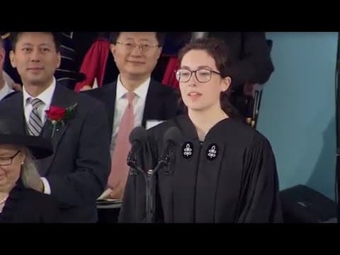 Latin Orator Anne Power | Harvard Commencement 2016 thumbnail