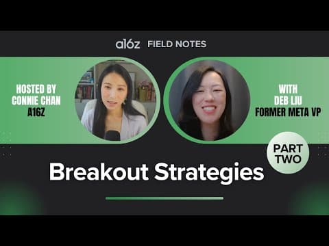 Marketplace Breakout Strategies: Take Rates, Defensibility, Payments | Field Notes by Connie Chan thumbnail