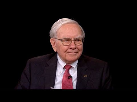 Warren Buffett | Charlie Rose | October 22, 2013 thumbnail