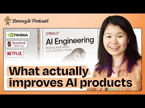 Al Engineering 101 with Chip Huyen (Nvidia, Stanford, Netflix) thumbnail