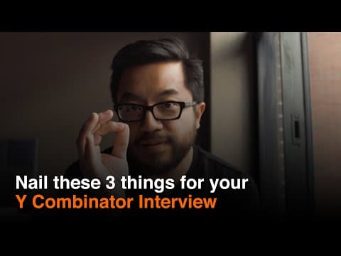 3 Tips to Nail the Y Combinator Interview thumbnail
