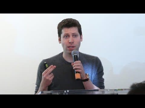 Sam Altman - Startup Investor School Day 1 thumbnail