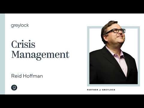 Reid Hoffman | Crisis Management thumbnail