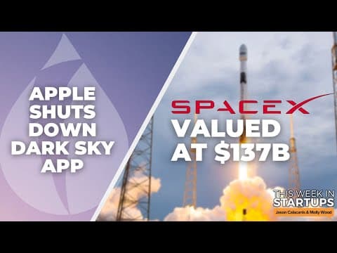 SpaceX valued at $137B, Starlink's massive market, Shopify purges meetings | E1649 thumbnail