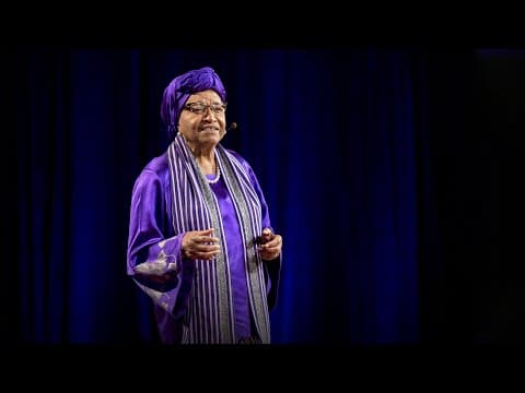 H.E. Ellen Johnson Sirleaf: How women will lead us to freedom, justice and peace | TED thumbnail