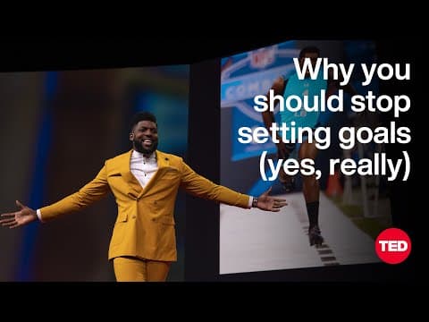 Why You Should Stop Setting Goals (Yes, Really) | Emmanuel Acho | TED thumbnail