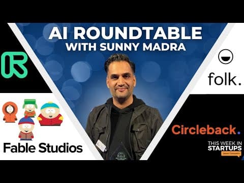 AI-generated South Park, “Holy Grails” of AI & more with Sunny Madra | E1785 thumbnail