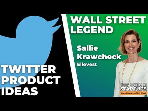 Twitter ideas, Elizabeth Holmes trial update, universal USB-C + Ellevest's Sallie Krawcheck | E1578 thumbnail