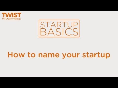 How to name your startup | WSGR Startup Basics thumbnail