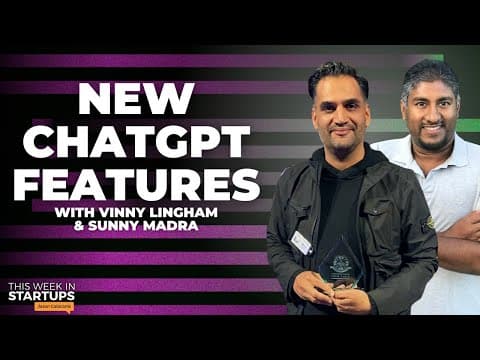 Demoing the most innovative new ChatGPT features with Sunny Madra and Vinny Lingham | E1732 thumbnail