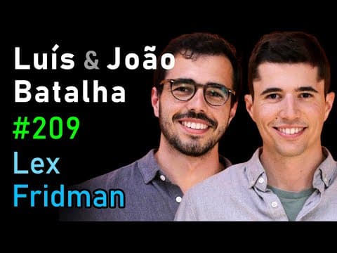 LuÃs and João Batalha: Fermat's Library and the Art of Studying Papers | Lex Fridman Podcast #209 thumbnail